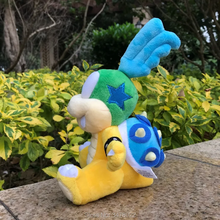 Super Mario Bros 3 Bowser Son Larry Koopa 6" Plush Toy Baby Koopalings Soft Stuffed Animal Doll 
Super Mario Bros 3 Bowser Son Larry Koopa 6" Plush Toy Baby Koopalings Soft Stuffed Animal Doll