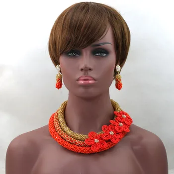 2017 Splendid Champagne African Beads Party Popular Nigerian Beaded Jewelry Unique Design Large Stock Free Shipping hx338
2017 Splendid Champagne African Beads Party Popular Nigerian Beaded Jewelry Unique Design Large Stock Free Shipping hx338