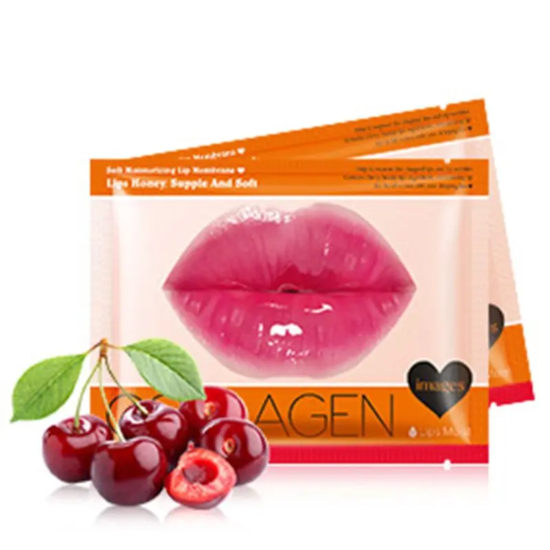 Lips Mask Collagen Cherry Extraction Moisturizing Anti Aging Anti Wrinkle Skin Care Products Natural Moisture Essence Lip Gel