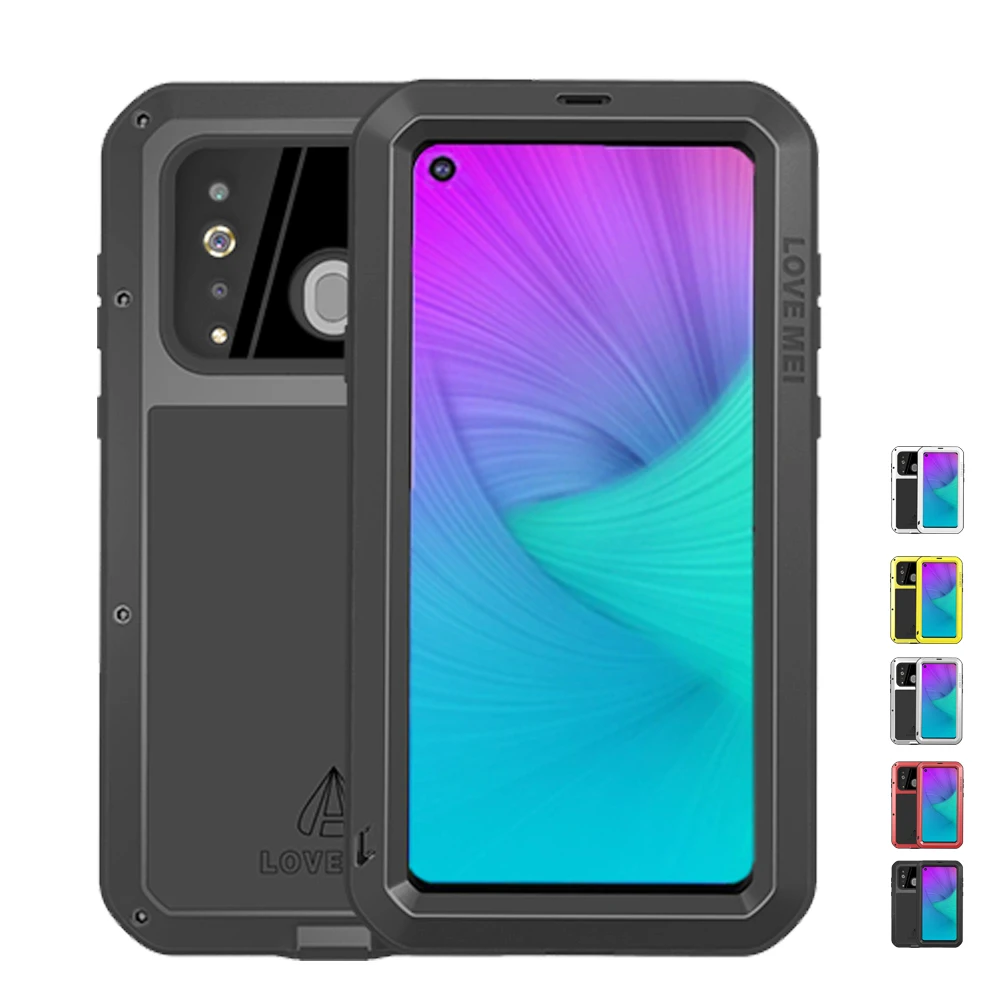 For Samsung Galaxy A8s Case LOVE MEI Shock Dirt Proof Water Resistant Metal Armor Cover Phone Case for Galaxy A8s
For Samsung Galaxy A8s Case LOVE MEI Shock Dirt Proof Water Resistant Metal Armor Cover Phone Case for Galaxy A8s