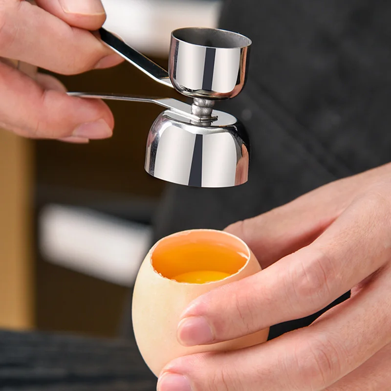 Egg opener portable creative egg top shell cutting machine stainless steel home kitchen tools cooking gadgets metal
Egg opener portable creative egg top shell cutting machine stainless steel home kitchen tools cooking gadgets metal