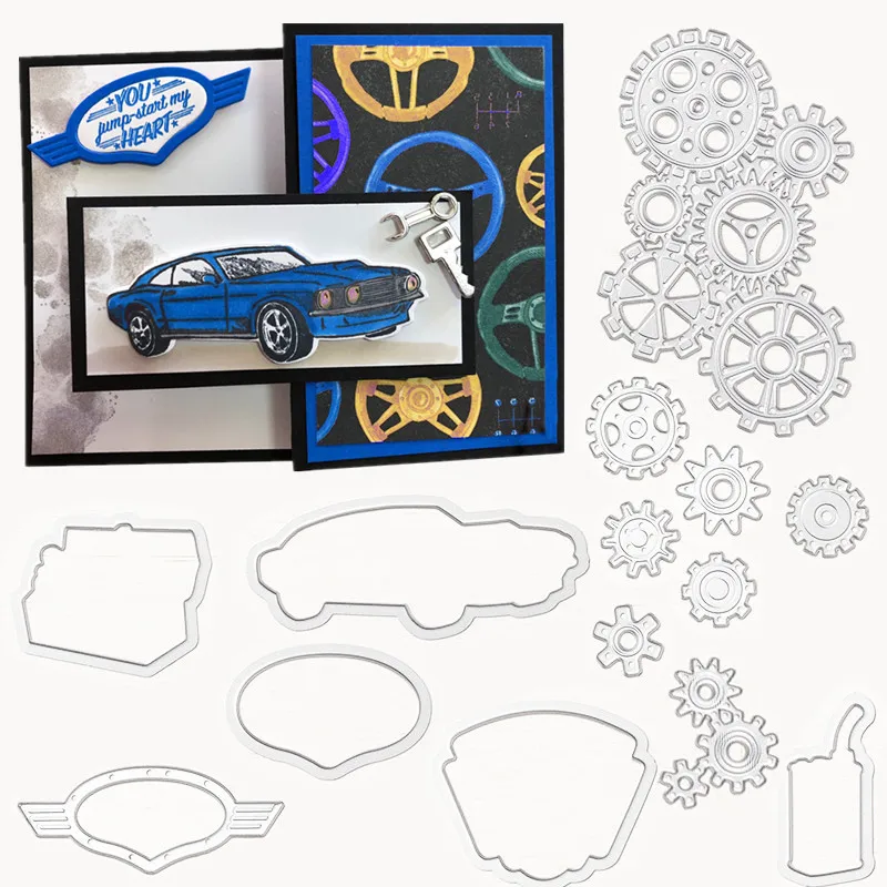 14PCS Garage Gears Metal Cutting Dies Stamp Stencil for DIY Scrapbooking Photo Album Embossing Decorative Craft Die
14PCS Garage Gears Metal Cutting Dies Stamp Stencil for DIY Scrapbooking Photo Album Embossing Decorative Craft Die