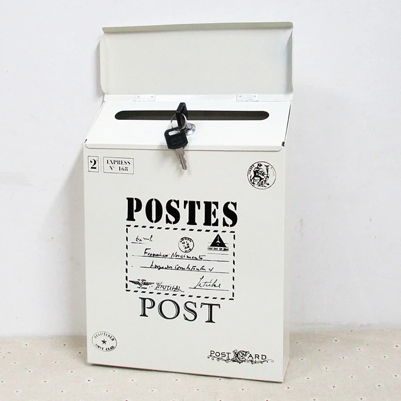 Creative Mailbox Metal Vintage Tin Mail Box Post Boxes Bucket Rustic Wrought Iron Mailbox Newspaper Letter Boxes With Lock
Creative Mailbox Metal Vintage Tin Mail Box Post Boxes Bucket Rustic Wrought Iron Mailbox Newspaper Letter Boxes With Lock