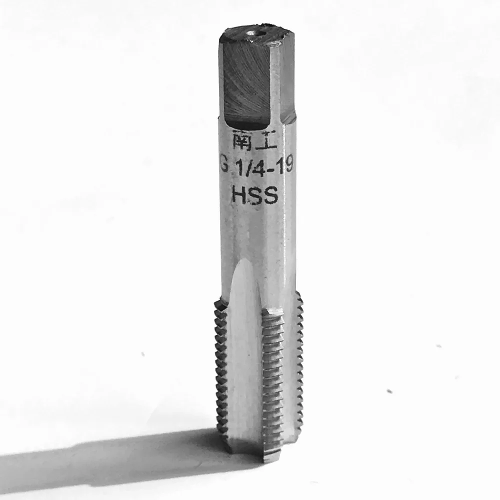 Free shipping 1pc HSS BSP tap 55 degree G1/4"-19 HSS BSP Parallel British Standard Pipe Tap hss machine Taps right hand
Free shipping 1pc HSS BSP tap 55 degree G1/4"-19 HSS BSP Parallel British Standard Pipe Tap hss machine Taps right hand