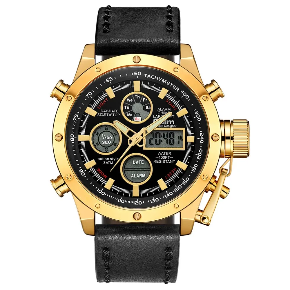 Oulm Fashion Men Quartz Watch Mens Sports Watches Dual Display Men Watches Waterproof Chronograph Alarm Calendar erkek kol saati
Oulm Fashion Men Quartz Watch Mens Sports Watches Dual Display Men Watches Waterproof Chronograph Alarm Calendar erkek kol saati