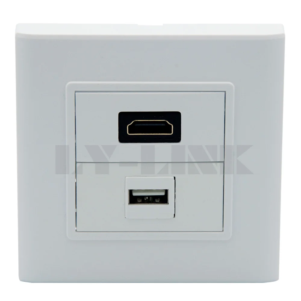 HDMI, USB wall plate with back side female to femlae connector support customization
HDMI, USB wall plate with back side female to femlae connector support customization