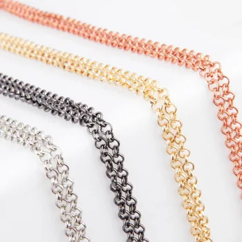 10 pieces/lot White Black Rose Gold Metal Linked Chain DIY Locket Pendants Necklace Open Chain Unfold Chain Accessories NS238-45
10 pieces/lot White Black Rose Gold Metal Linked Chain DIY Locket Pendants Necklace Open Chain Unfold Chain Accessories NS238-45