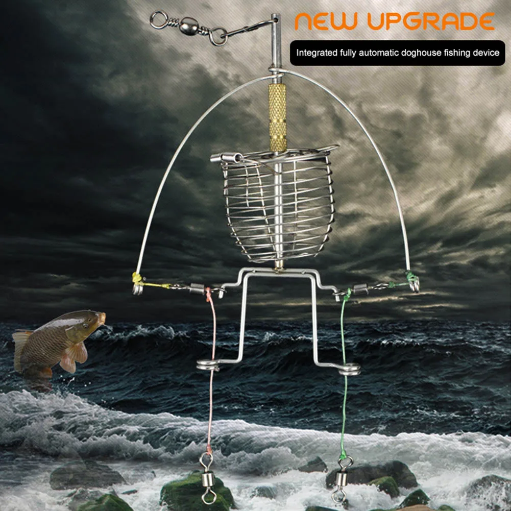 Automatic Fishing Gear Multi-function Tackle Double Hook Fish Launcher Lazy Alarm Fishing Tool Automatic fishing device
Automatic Fishing Gear Multi-function Tackle Double Hook Fish Launcher Lazy Alarm Fishing Tool Automatic fishing device