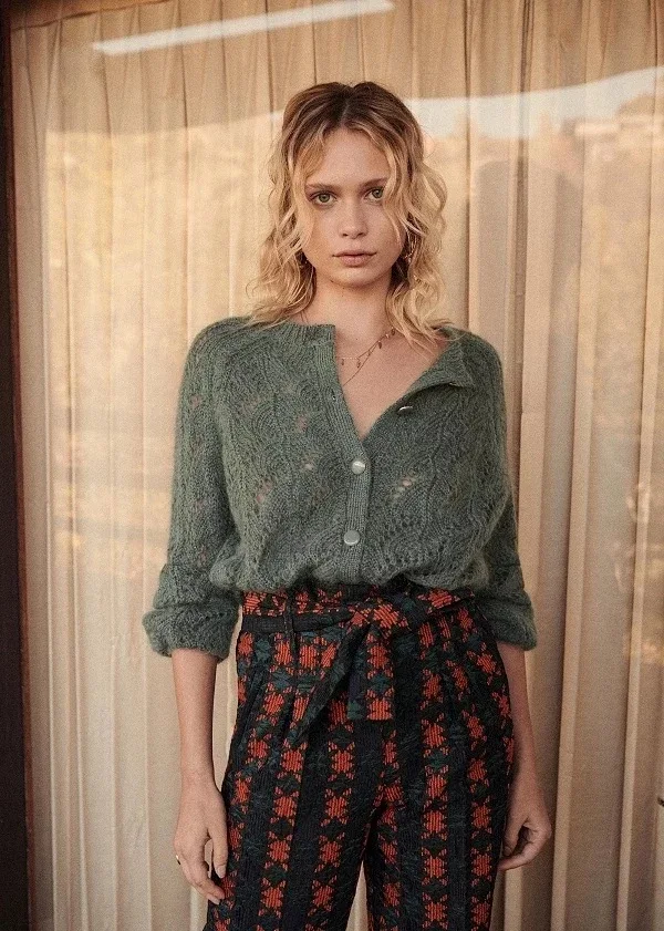2019 Early Autumn Sweater Women Hollow Out Button Mohair Knitting Ladies Cardigan Knitwear
2019 Early Autumn Sweater Women Hollow Out Button Mohair Knitting Ladies Cardigan Knitwear