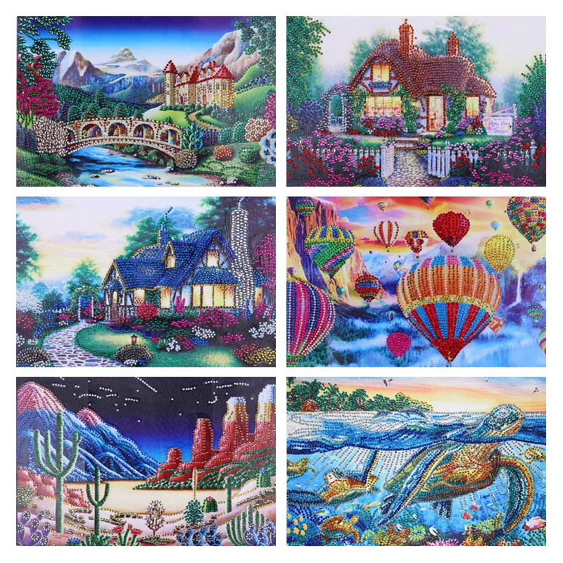 Special Shaped Diamond Painting 5D DIY Scenic Pattern Partial Crystal Diamond Embroidery Flower Rhinestone Cross Stitch Kits
Special Shaped Diamond Painting 5D DIY Scenic Pattern Partial Crystal Diamond Embroidery Flower Rhinestone Cross Stitch Kits