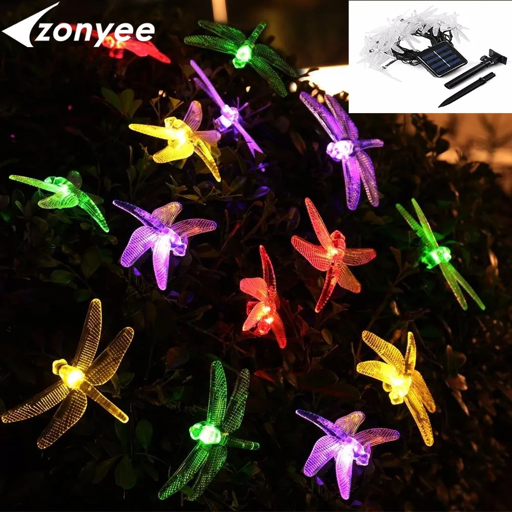 Christmas String Lights Solar Powered Outdoor Lights Dragonfly Christmas Lights for Xmas Party Decorations Waterproof Solar Lamp
Christmas String Lights Solar Powered Outdoor Lights Dragonfly Christmas Lights for Xmas Party Decorations Waterproof Solar Lamp