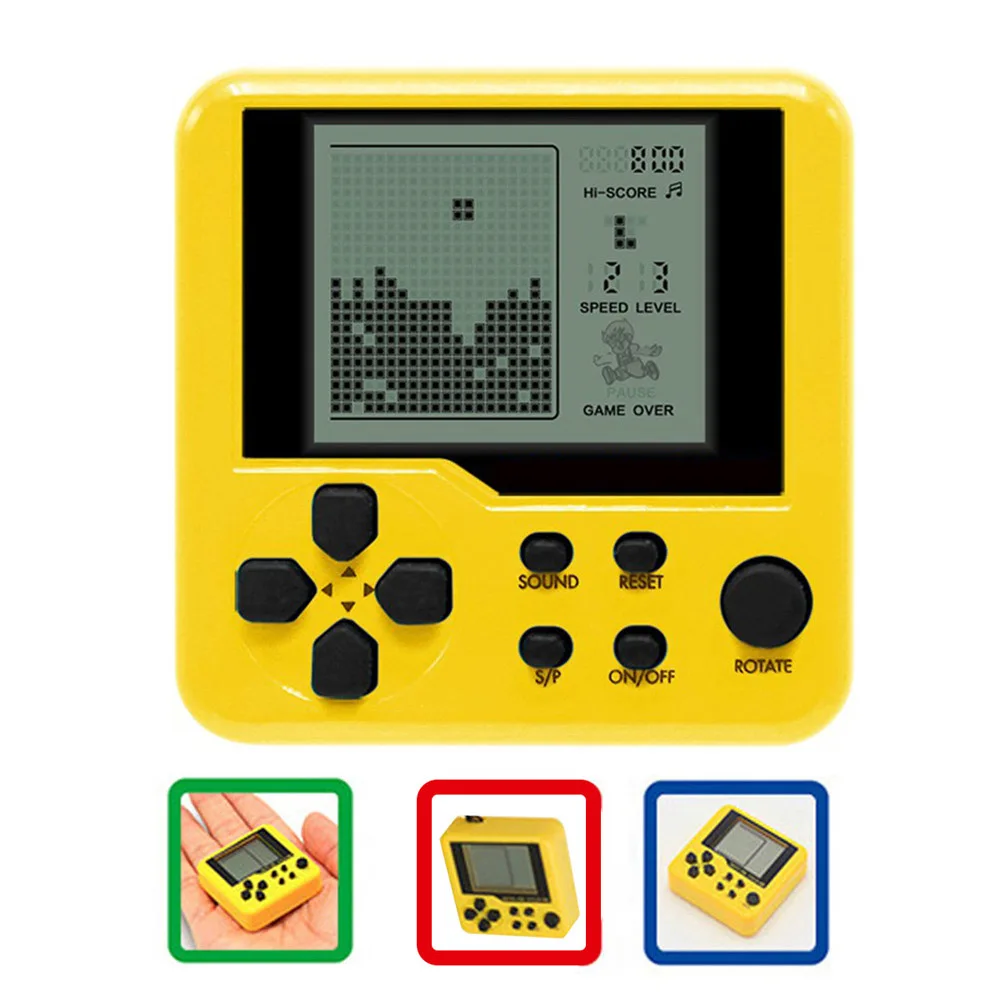 For Kids Child Ultra-small Mini Tetris Handheld Game Console Portable LCD Players Educational Electronic Children Toy Classic
For Kids Child Ultra-small Mini Tetris Handheld Game Console Portable LCD Players Educational Electronic Children Toy Classic