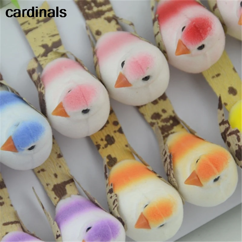 12PCS 45mm Colorful large Artificial PE Foam Birds For Wedding Decoration Holiday Party DIY Headdress Accessories True touch
12PCS 45mm Colorful large Artificial PE Foam Birds For Wedding Decoration Holiday Party DIY Headdress Accessories True touch