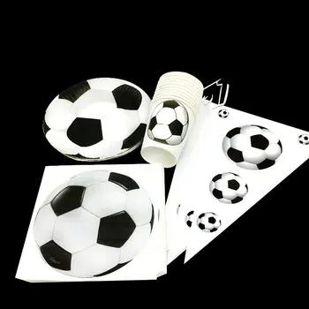 80Pcs Football Tableware Sets Party Celebration Kid Decoration Supplies Napkin Flags TableCloth Cup Paper Plate Birthday Party
80Pcs Football Tableware Sets Party Celebration Kid Decoration Supplies Napkin Flags TableCloth Cup Paper Plate Birthday Party