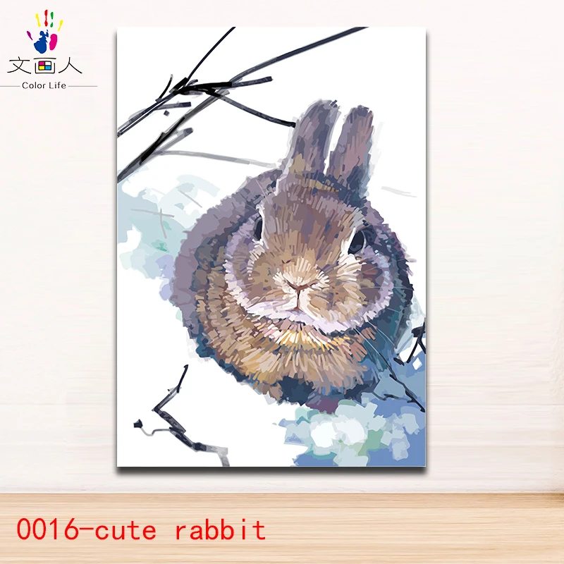 Rabbit animal oil painting by numbers with kits package on canvas coloring by numbers adult kids learn paint drawn by yourself
Rabbit animal oil painting by numbers with kits package on canvas coloring by numbers adult kids learn paint drawn by yourself
