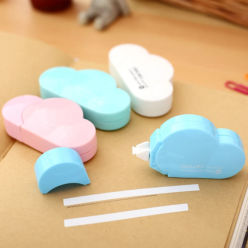 4Pcs Correction Tape 5mmx5m Cloud Shaped White Sticky Belt Modify Writing Mistake Homework School Exam Test Office File 8154
4Pcs Correction Tape 5mmx5m Cloud Shaped White Sticky Belt Modify Writing Mistake Homework School Exam Test Office File 8154