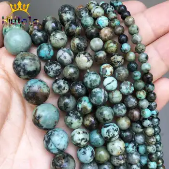 Natural Stone Beads Round Africa Turquoises Loose Beads For Jewelry Making DIY Bracelet Necklace Accessories 4/6/8/10mm 15''
Natural Stone Beads Round Africa Turquoises Loose Beads For Jewelry Making DIY Bracelet Necklace Accessories 4/6/8/10mm 15''