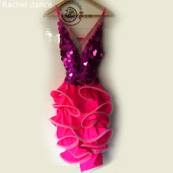Fringe Latin Dance Costumes Girl Sequined Style Back V-Opening Sleeveless Samba Tango Dance Clothing Tassel Latin Dance Dress
Fringe Latin Dance Costumes Girl Sequined Style Back V-Opening Sleeveless Samba Tango Dance Clothing Tassel Latin Dance Dress