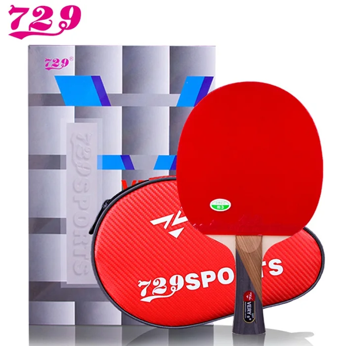 Friendship 729 Very4/ 5 Pips-in Table Tennis Ping Pong Racket With Paddle Bag Shakehand Long Handle Fl 7 Wood Blade
Friendship 729 Very4/ 5 Pips-in Table Tennis Ping Pong Racket With Paddle Bag Shakehand Long Handle Fl 7 Wood Blade