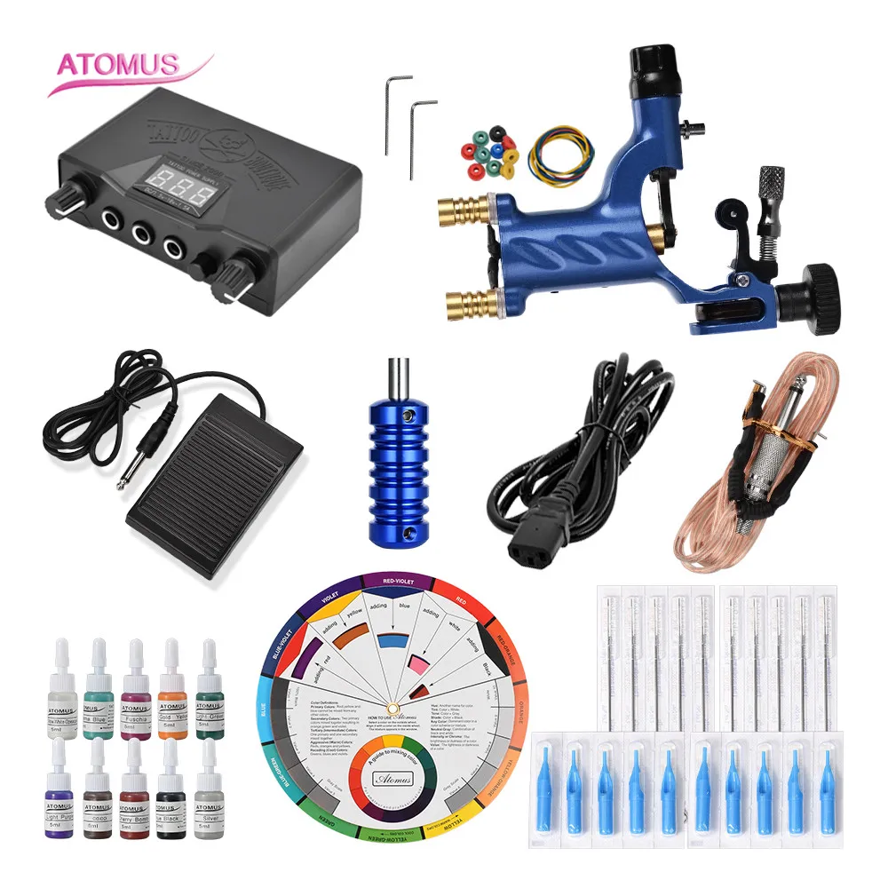 Rotary Tattoo Machine Kit Herramientas De Maquina Profesional Kalici Makyaj Setleri Pedal Tatto Maquillaje Permanente Set Kits
Rotary Tattoo Machine Kit Herramientas De Maquina Profesional Kalici Makyaj Setleri Pedal Tatto Maquillaje Permanente Set Kits