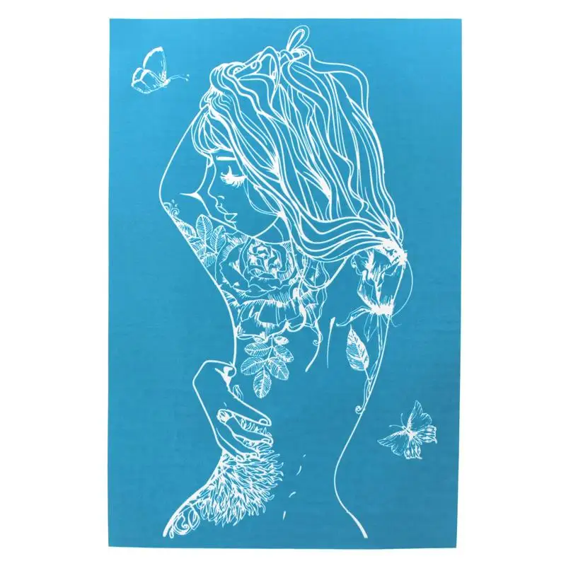 KSCRAFT Lovely Girl Self-Adhesive Stencils Printing Art Mesh Designs for DIY Card Making Home Decoration Crafts
KSCRAFT Lovely Girl Self-Adhesive Stencils Printing Art Mesh Designs for DIY Card Making Home Decoration Crafts