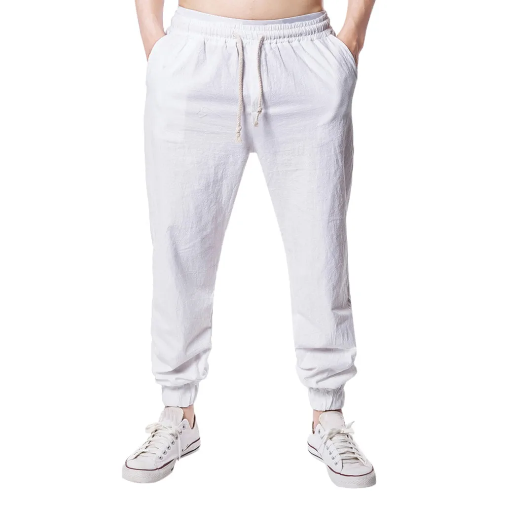 2019New High Quality Men's Summer Casual Pants Cotton Flaxen Natural Cotton Linen Elastic Waist Straight Men's Pants
2019New High Quality Men's Summer Casual Pants Cotton Flaxen Natural Cotton Linen Elastic Waist Straight Men's Pants