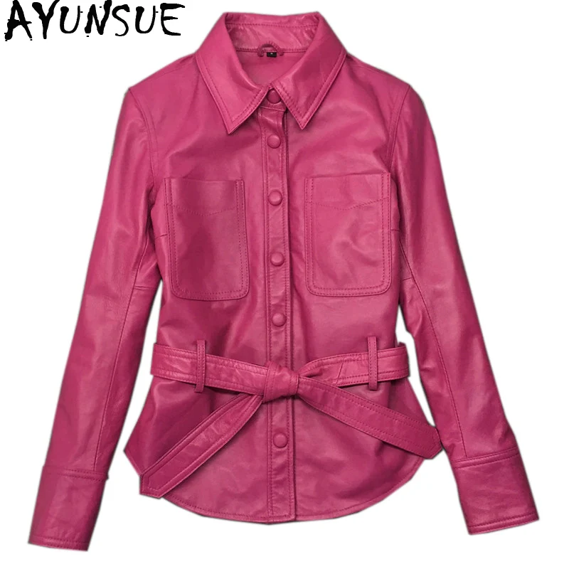 2019 New Women's Real Leather Jacket Spring Autumn Sheepskin Coat Korean Genuine Leather Jackets and Coats Cuero Genuino KJ1896
2019 New Women's Real Leather Jacket Spring Autumn Sheepskin Coat Korean Genuine Leather Jackets and Coats Cuero Genuino KJ1896