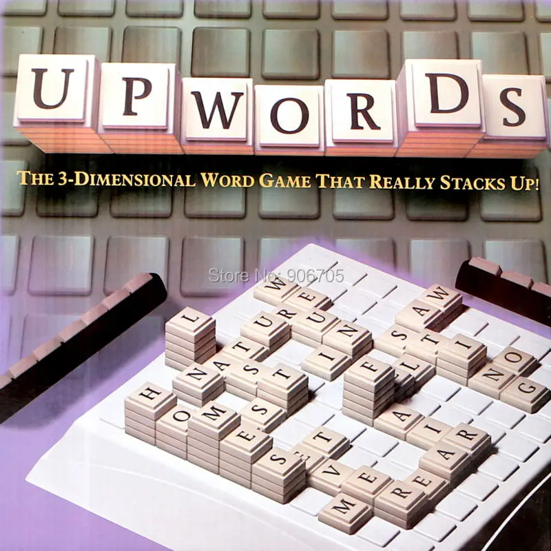 Фото Классическая игра Upwords 3-мерная в слова которая действительно складывается