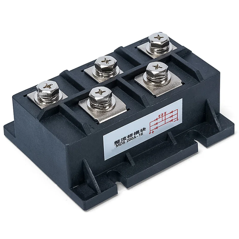 GYTB Mds200A Amp 1600V Volt Three Phase Generator Rectifier Module Fast Recovery Diode Rectifier Bridge Kit For Generator Mds
GYTB Mds200A Amp 1600V Volt Three Phase Generator Rectifier Module Fast Recovery Diode Rectifier Bridge Kit For Generator Mds