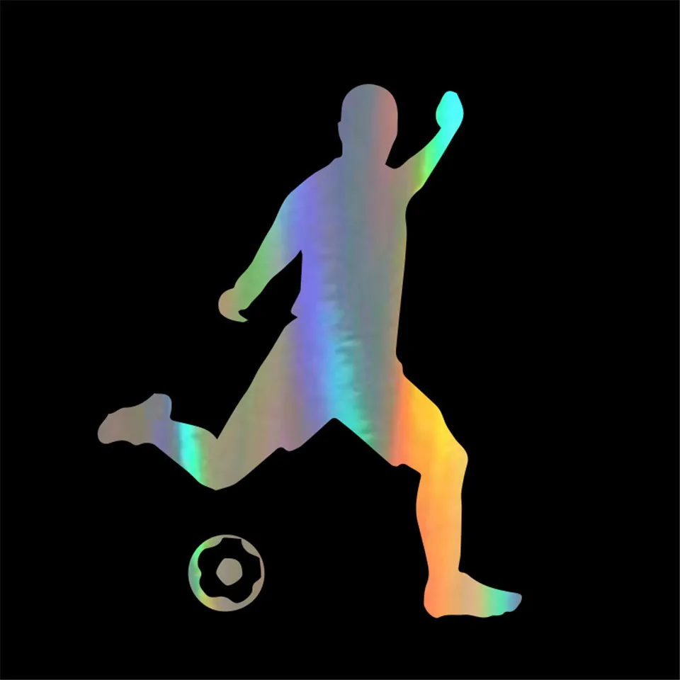 Cunymagos Football Players Reflective Car Body Decorative Stickers Decals Classic Car Body Cover Scratches Accessories Car Styling 1215CM (9)
