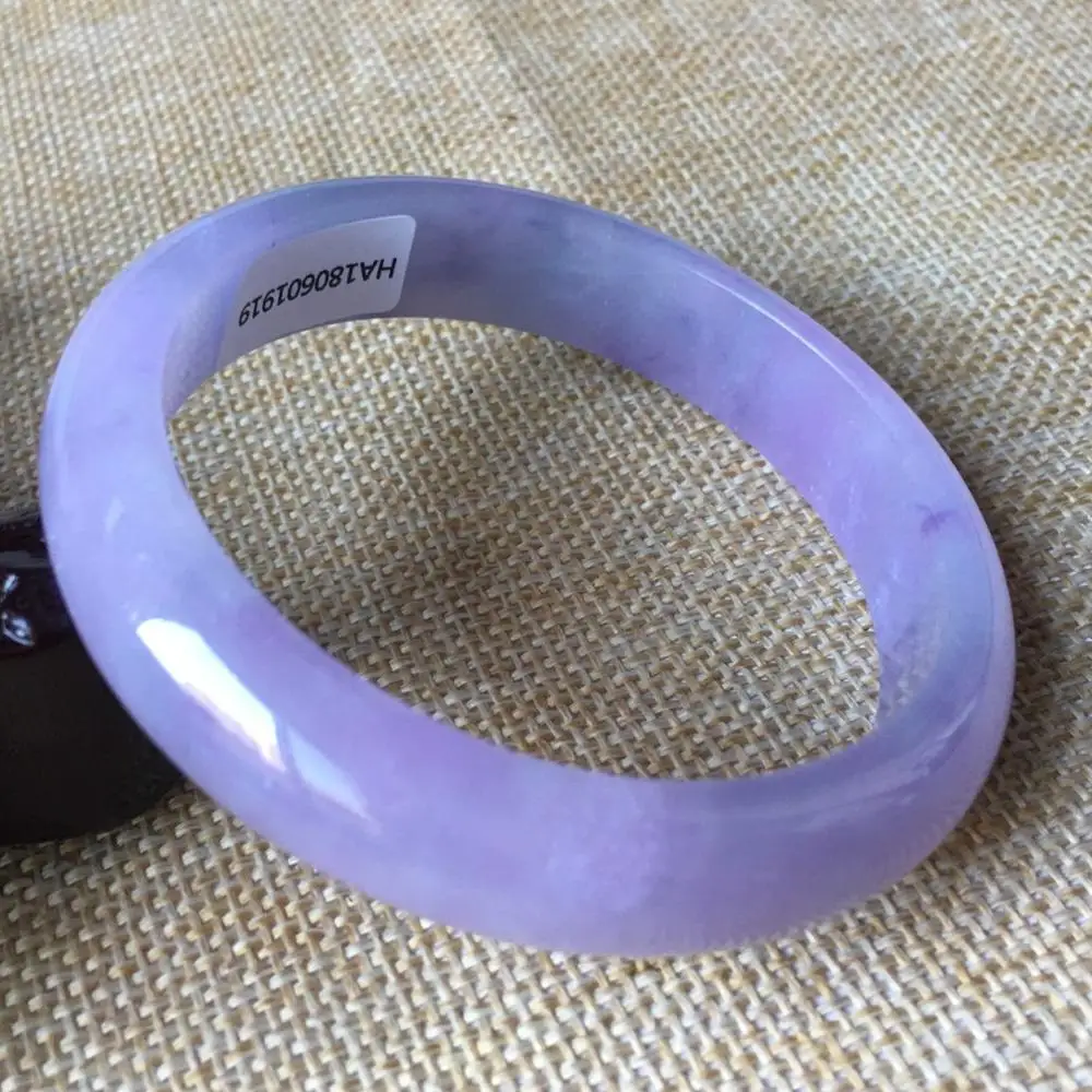 58mm Certified (Grade A)100% Natural Lavender stoneite Bracelet Bangle 01919
58mm Certified (Grade A)100% Natural Lavender stoneite Bracelet Bangle 01919