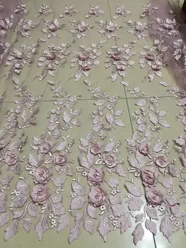 5 Yards per lot 3 d flowers pink french lace fabric bridal wedding dress lace fabric with beads applique lace fabric african
5 Yards per lot 3 d flowers pink french lace fabric bridal wedding dress lace fabric with beads applique lace fabric african
