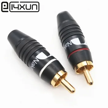 EClyxun 10Pcs Brass Nakamichi RCA Male Plug Jack Audio Cable Solder Gold plated Connector Black for 6mm Cable
EClyxun 10Pcs Brass Nakamichi RCA Male Plug Jack Audio Cable Solder Gold plated Connector Black for 6mm Cable