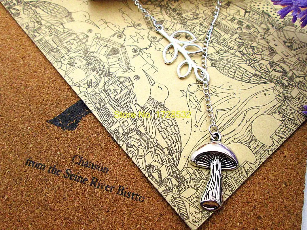 3pcs/lot Women Fashion Hot Sale Simple Elegant Leaves with 30*18mm Mushrooms charm pendant Necklace
3pcs/lot Women Fashion Hot Sale Simple Elegant Leaves with 30*18mm Mushrooms charm pendant Necklace