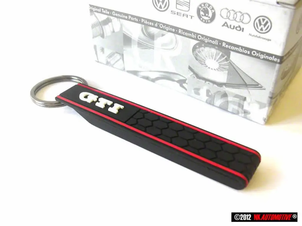 Golf MK5 Genuine GTI Honeycomb Red KeyTag Keychain Keyring Fit For VW Golf MK2 MK3 MK4 MK5 MK6 Mk7