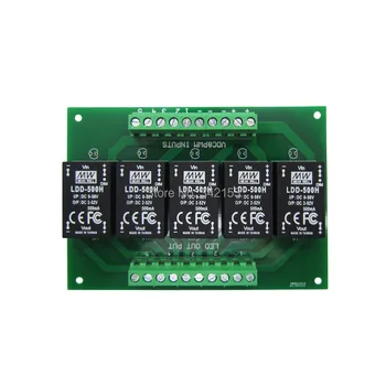 Topledlight Customize 5 Channel LDD-500H Led Driver LDD Circuit PCB Board LDD Dimmer Controller Portable Lighting Accessories
Topledlight Customize 5 Channel LDD-500H Led Driver LDD Circuit PCB Board LDD Dimmer Controller Portable Lighting Accessories