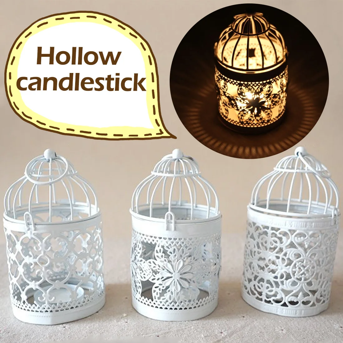 1pc Decorative Moroccan Lantern Votive Candle Holder White Hanging Lantern Vintage Candlesticks
1pc Decorative Moroccan Lantern Votive Candle Holder White Hanging Lantern Vintage Candlesticks
