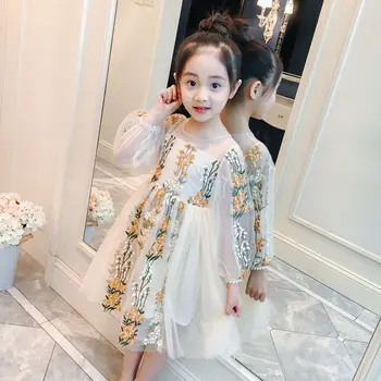 2019 New Dresses For Girls Cute Lace Solid Long Lantern Sleeve Children Dress O-Neck Ball Grown Party Princess embroideryClothes
2019 New Dresses For Girls Cute Lace Solid Long Lantern Sleeve Children Dress O-Neck Ball Grown Party Princess embroideryClothes