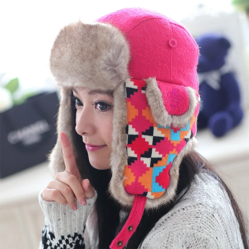 MingJieBiHuo Winter Korean cute wool thickening warm earmuffs windproof hat New fashion women girls
MingJieBiHuo Winter Korean cute wool thickening warm earmuffs windproof hat New fashion women girls