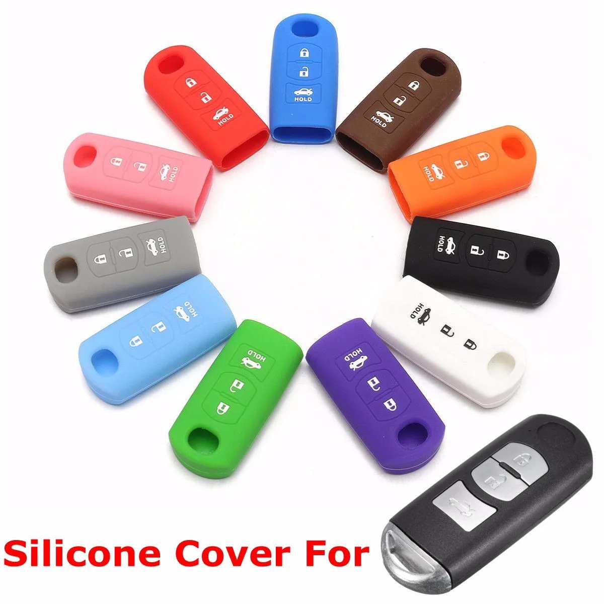 Car Key Case Shell Cover Soft Silicone Rubber 3 Buttons For Mazda 2 3 5 6 8 Axela Atenza CX5 CX-7 CX-9 MX-5 RX M6 GT Universial
Car Key Case Shell Cover Soft Silicone Rubber 3 Buttons For Mazda 2 3 5 6 8 Axela Atenza CX5 CX-7 CX-9 MX-5 RX M6 GT Universial