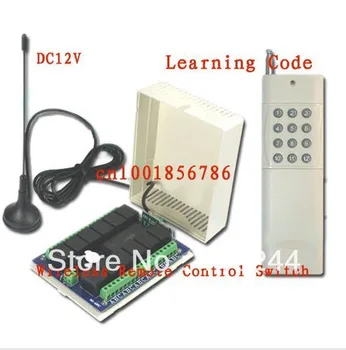 3000M 12V 12CH (channel) Relay Receiver & Transmitter for rf Wireless Remote Control Switch System With Antenna
3000M 12V 12CH (channel) Relay Receiver & Transmitter for rf Wireless Remote Control Switch System With Antenna