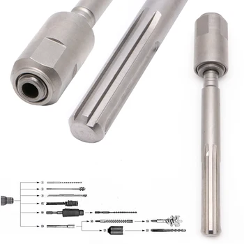 OOTDTY 2018 1PC SDS Max To SDS Plus Chuck Adaptor Converter Shank Quick fit for Bosch Hilti Makita