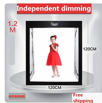 Professional 120*120*120CM Photo Lighting Studio Shooting Tent Box Kit LED Lighting Photo Shooting Tent kit +Portable Bag NO00D
Professional 120*120*120CM Photo Lighting Studio Shooting Tent Box Kit LED Lighting Photo Shooting Tent kit +Portable Bag NO00D