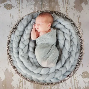 Hot Selling Baby Photography Props Photo Blanket Stuffer Newborn Long Basket Acrylic Filler Braid 88 775
Hot Selling Baby Photography Props Photo Blanket Stuffer Newborn Long Basket Acrylic Filler Braid 88 775