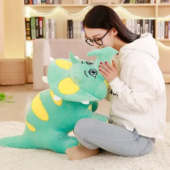 Dorimytrader New Big Soft Anime Triceratops Plush Toy Stuffed Cartoon Dinosaur Doll Pillow Kids Gift Decoration 37inch 95cm
Dorimytrader New Big Soft Anime Triceratops Plush Toy Stuffed Cartoon Dinosaur Doll Pillow Kids Gift Decoration 37inch 95cm