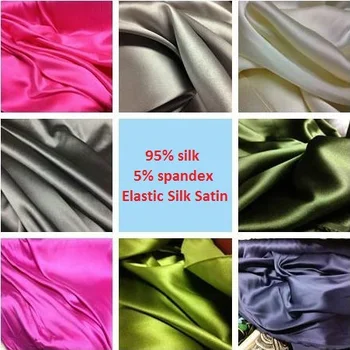 FREE SHIPPING 100% pure rawsilk Elastic Silk Satin fabric,fabric for formal,wedding and bridal dresses,luxurious and noble
FREE SHIPPING 100% pure rawsilk Elastic Silk Satin fabric,fabric for formal,wedding and bridal dresses,luxurious and noble