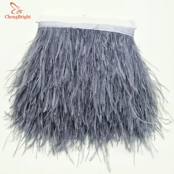 ChengBright 10meters Grey Natural Ostrich Feather Ribbon Ostrich Feather Trim Fringe Clothing Decoration 3-4inch/8-10cm DIY
ChengBright 10meters Grey Natural Ostrich Feather Ribbon Ostrich Feather Trim Fringe Clothing Decoration 3-4inch/8-10cm DIY