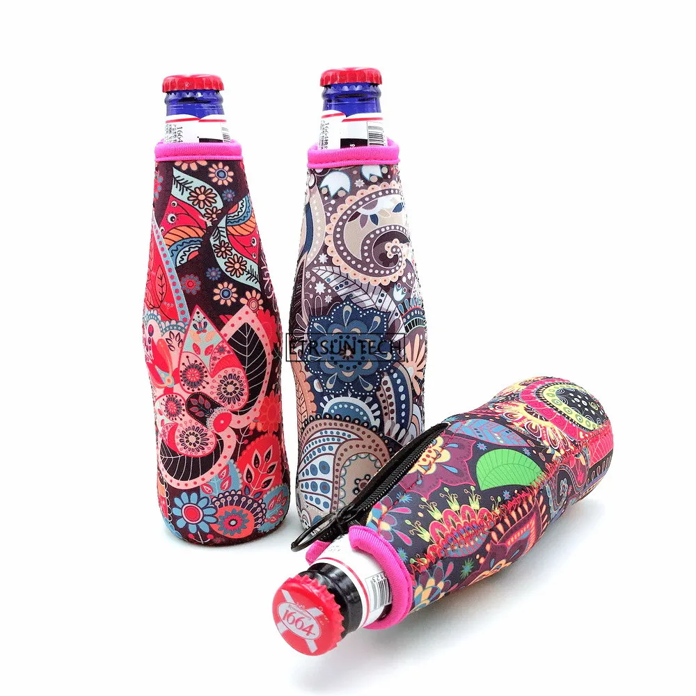 1PC 12oz 330ml Beer Bottle Cooler Sleeves Drink Can Holder with Zipper Neoprene Paisley Insulated Cover for Party With Opener
1PC 12oz 330ml Beer Bottle Cooler Sleeves Drink Can Holder with Zipper Neoprene Paisley Insulated Cover for Party With Opener