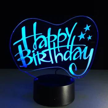 Smart home 3D 7 color touch night light creative gift simple fashion birthday USB table light 123
Smart home 3D 7 color touch night light creative gift simple fashion birthday USB table light 123