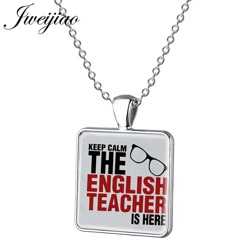 JWEIJIAO New ' Keep Calm The English Teacher Is Here' Pendant Necklace Letter World's Best Teacher Necklace Festival Gift FQ409
JWEIJIAO New ' Keep Calm The English Teacher Is Here' Pendant Necklace Letter World's Best Teacher Necklace Festival Gift FQ409